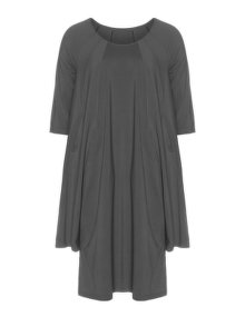 Isolde Roth Maxi cotton dress Grey
