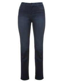 NYDJ Bootcut jeans with glitter appliqués Dark-Blue