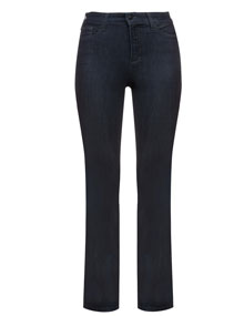 NYDJ Straight cut jeans with rhinestones Dark-Blue