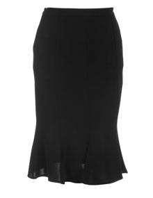 Hermann Lange Fluted skirt Black