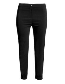 Jennifer Bryde Straight-cut slip-on trousers Black