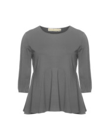 Isolde Roth A-line jersey top Grey