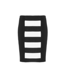 Carmakoma Ladder panel skirt Black / White