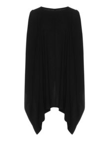 Isolde Roth Drape and fold linen dress Black