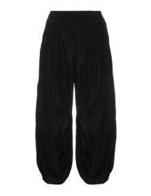 Grizas Trousers from bamboo fibres and linen Black