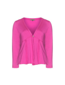 Exelle Buttoned jersey jacket Pink