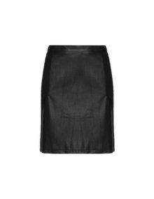 Zizzi Faux leather skirt Black
