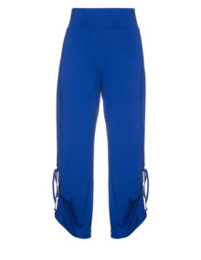 Isolde Roth Gathered slip-on trousers Blue