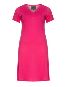 Veto Soft jersey short sleeved dress Pink