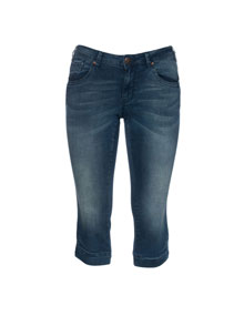 Zizzi Identity Jeans capri trousers Blue