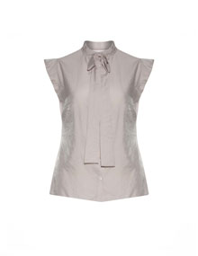 Manon Baptiste Cotton blend blouse  Skin-coloured