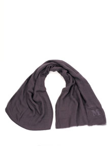 M Missoni Light-Weight Shawl in Anthracite / Violet M Missoni Light-Weight Shawl Anthracite / Violet