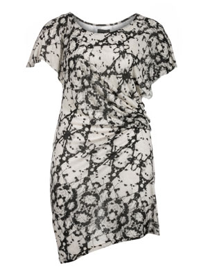 Linen-blend dress in Beige / Black designed by Veto to find in Category Dresses at navabi.de