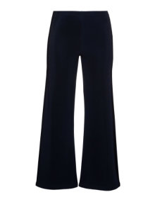 Ellbi Trousers with fancy legs Dark-Blue