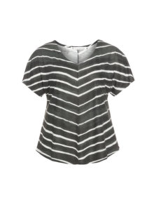 Studio Striped t-shirt Grey / Ivory-White