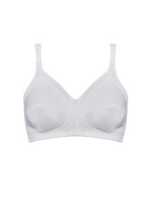 Triumph Doreen non wired bra with cotton White