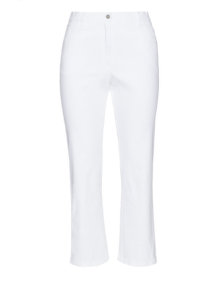 Kj Brand Betty straight leg jeans White