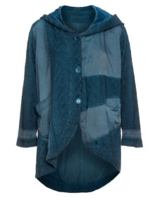 Kekoo Patchwork jacket Petrol