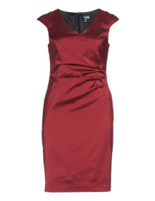 Weise  Elastic draped dress Dark-Red
