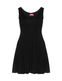 Lalunia by Escaladya Long top with A-line Black