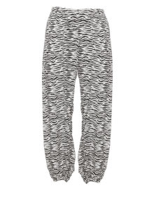 Zizzi Printed harem trousers White / Black