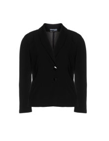 Hermann Lange Blazer with shawl collar Black