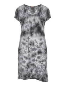 Exelle Batik patterned dress Grey / Black