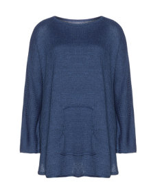 Isolde Roth Merino wool sweater Blue / Mottled