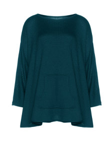 Isolde Roth Merino wool sweater Petrol