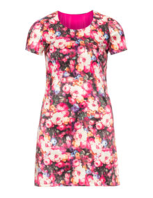 Manon Baptiste Floral print shift dress Pink / Versicolour