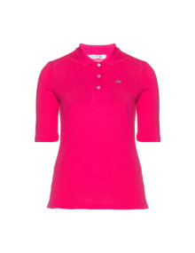 Lacoste Cotton polo shirt Pink