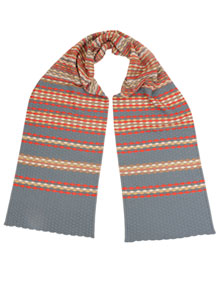 M Missoni Wool scarf Grey-Blue / Versicolour