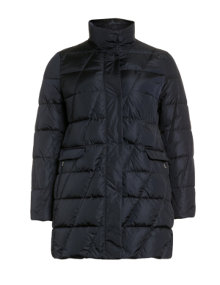 Bogner Elegant geese down coat Dark-Blue