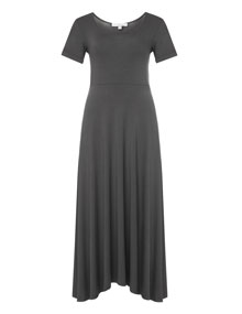 Manon Baptiste A-line maxi dress Grey