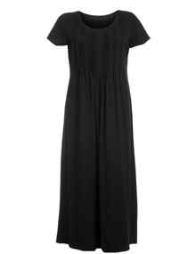 Manon Baptiste Longline cotton dress  Black