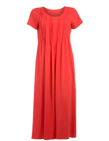 Manon Baptiste Longline cotton dress  Red