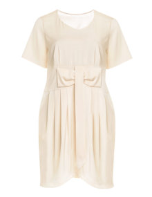 Manon Baptiste Playful elegant dress Cream