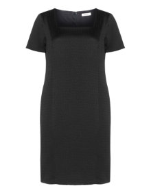 Persona Shift dress made of bouclé fabric Black