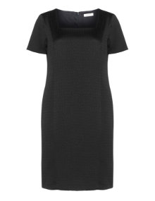 Persona Shift dress made of bouclé fabric Black