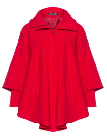 Head Over Heels Fleece cape Red