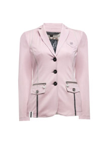 Sportalm Fitted cotton blazer Dusky-Pink / Grey