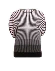 Basler Fine knit virgin wool jumper Black / Pink