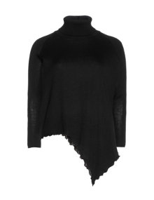 Isolde Roth Roll neck merino wool jumper Black