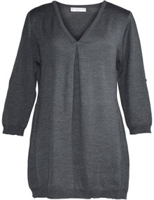 Manon Baptiste Merino wool-blend sweater Anthracite