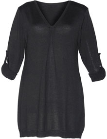 Manon Baptiste Merino wool-blend sweater Black