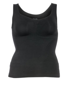 Zizzi Figure-sculpting top Black