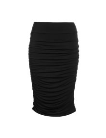 Kiyonna Draped skirt Black