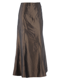 Weise  Long fishtail skirt Bronze / Glossy