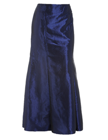 Weise  Long fishtail skirt Dark-Blue / Glossy