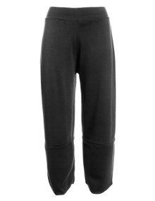 Barbara Speer Knit pull-on trousers with virgin wool Anthracite